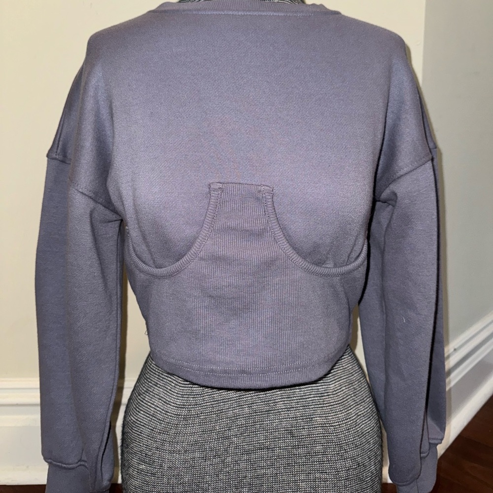 Missguided Corset Sweatshirt (Tall)